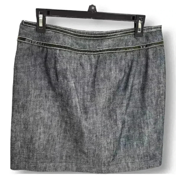 Michael Kors Denim Pencil Skirt - Picture 3 of 6